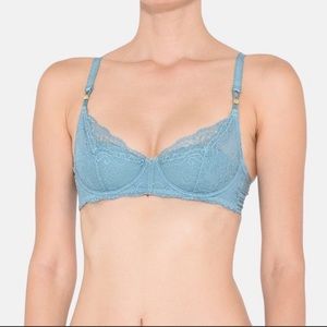 Stella McCartney Bra - POPPY PLAYING S23-311 Vintage Blue - 32E - New With Tags.